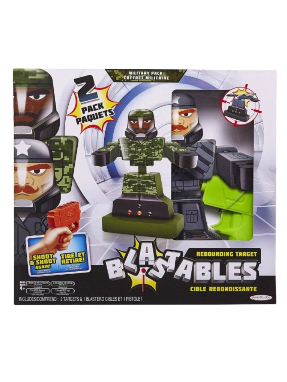 NEW Jakks Pacific Electronic Rebounding Target BLASTABLES Military Army